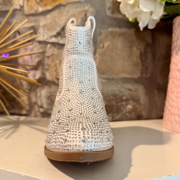 Kids Rhinestone Western Boots - Picture 3 of 5